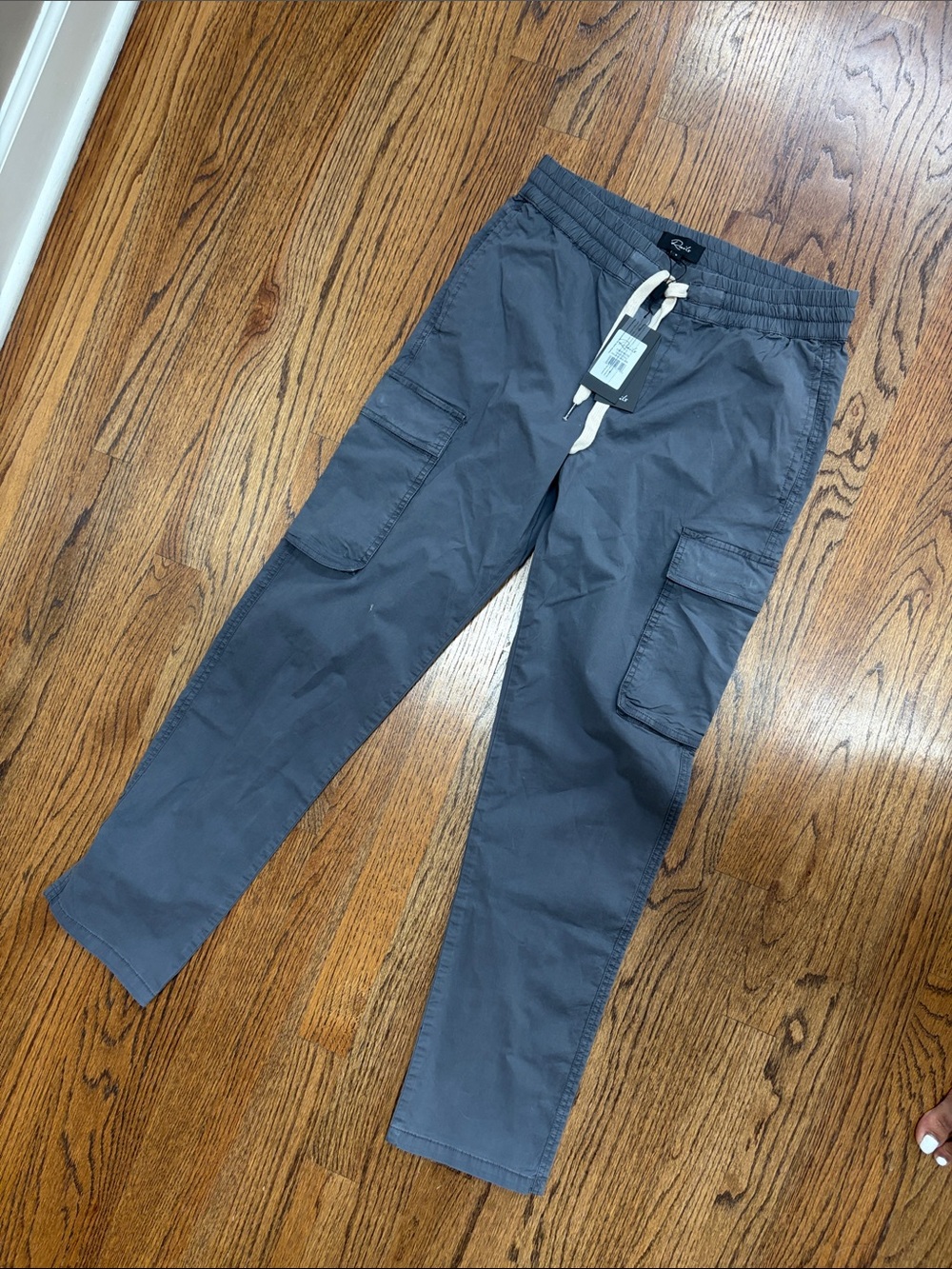 Rails Men's Slate Gray Cargo Joggers with Drawstring